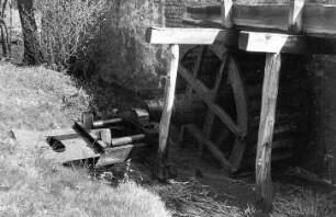 Wittichenau. Schowtschickmühle, Wasserrad