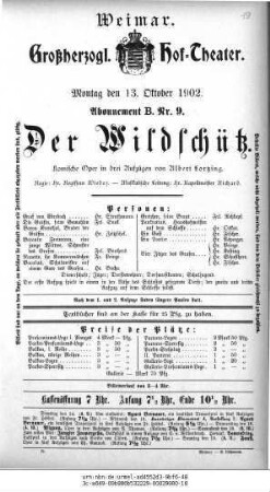 Der Wildschütz