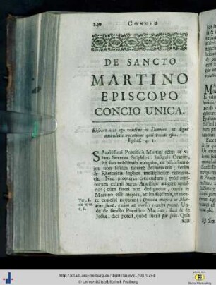 De Sancto Martino Episcopo