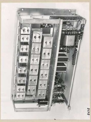 Einlagerungstelegrafie-Gerät, Einschub, Bild 2; Foto, 1953