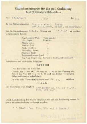 Grundel, Fritz