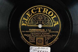 Fliedermonolog, II. Teil : ("Die Meistersinger von Nürnberg") / (Rich. Wagner)