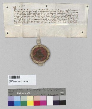 Herzog Stephan d. Ä. von Bayern übereignet dem Kloster Seligenthal den Hof zu Frauenberg, den der verstorbene Ulrich Grafinger, Bürger zu Landshut, von der Herrschaft Bayern zu Lehen hatte und dem Kloster übergeben hat. S: Stephan d. Ä., Herzog von Bayern