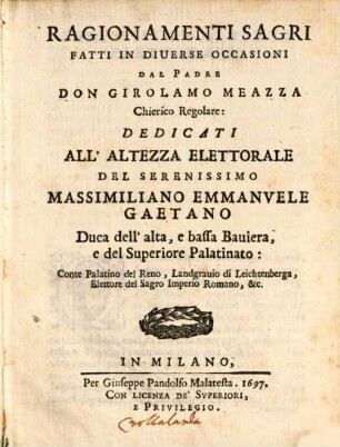 Ragionamenti sagri
