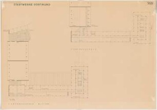 Grund, Peter; Dortmund; Stadtwerke - Grundriss 1. OG; Grundriss 2. OG