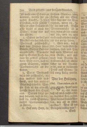 Von der Heiligung.
