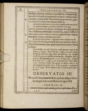 Observatio III.
