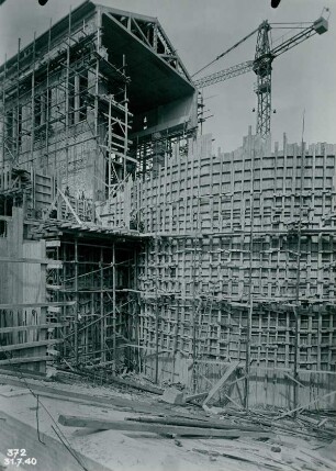 Kraftwerk Reckingen am Rhein, Deutschland, 1938-1940