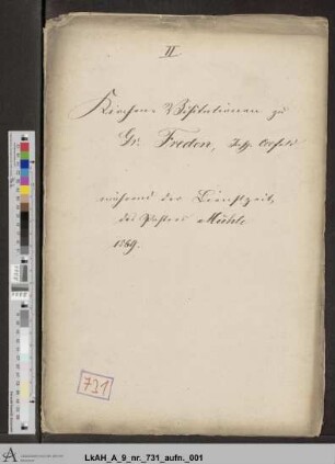 Groß Freden: Visitationsakten