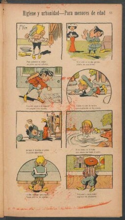 Higiene y urbanidad - Para menores de edad - [Cómic]
