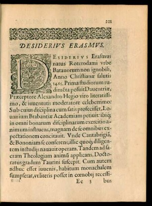 Desiderius Erasmus.