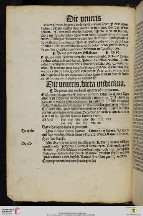 Die veneris. dieta vndecima