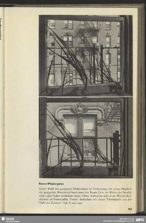 Blick aus einem Fenster : Raum-Wiedergabe