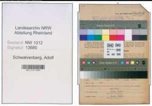 Entnazifizierung Adolf Schwalvenberg , geb. 15.08.1897 (Statiker)