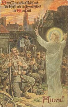 Denn Dein ist das Reich und die Kraft und die Herrlichkeit in Ewigkeit - Amen!
