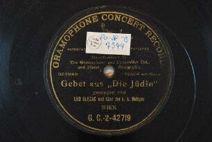 Gebet aus "Die Jüdin" : ["Allmächt'ger, blicke gnädig", Arie der Eléazer aus der Oper "La Juive"] / [Fromental Halévy]