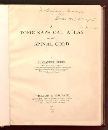 A topographical atlas of the spinal cord