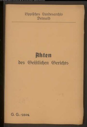 Ilschen (Elßge) Riching (Riking, Ryken), Klägerin und Intervenientin zu Bavenhausen gegen Ebbert Freitag (Freydagh) zu Rentorf und Geßken (Geißke) Pottharst, Tochter von Arndt Potharst (Pothast) in Talle, wegen einer Eheklage; Ein Sohn des Arndt Potharst heißt Bernd