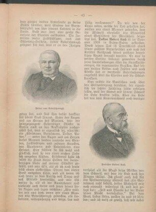 Pastor von Bodelschwingh. Professor Robert Koch.