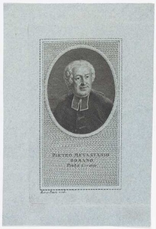 Bildnis des Pietro Metastasio