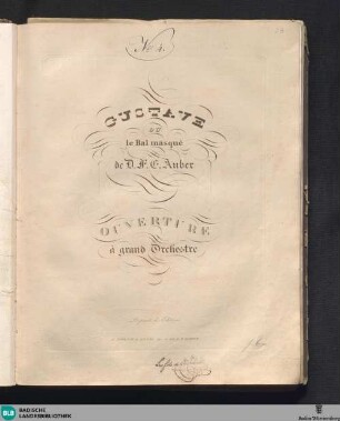 Gustave ou le bal masqué : ouverture à grand orchestre