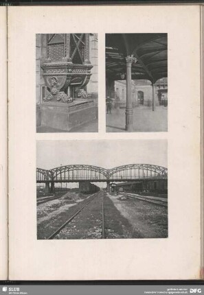 Brücke in Eisenkonstruktion