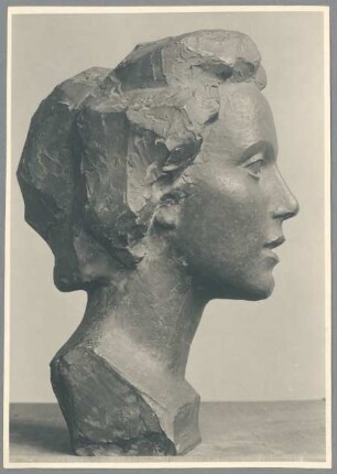 Porträt Benjamine Kolbe, 1915, Bronze
