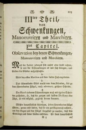 IIIter Theil von Schwenkungen, Manoeuvriren und Marchiren.