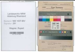 Entnazifizierung Rupert Wagner , geb. 03.10.1901 (Arbeiter)