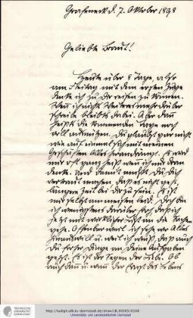 Brief vom 07.10.1898