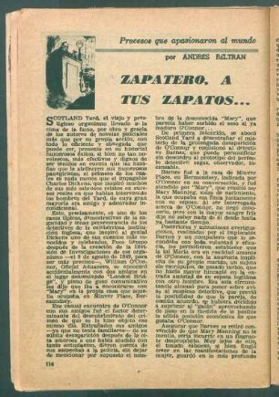 Zapatero, a tus zapatos ... : Procesos que apasionaron al mundo