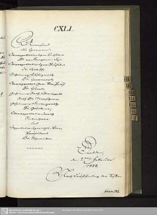 CXLI., 2. Februar 1858