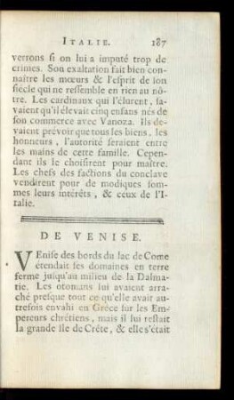 De Venise.