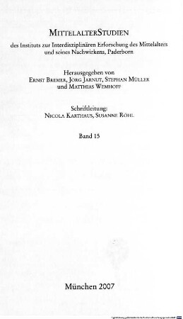 Kloster und Wirtschaftswelt im Mittelalter