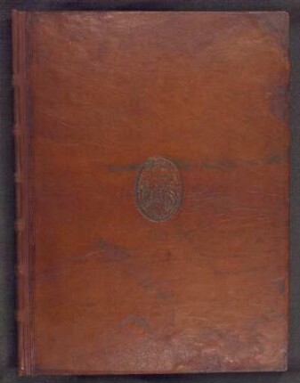 Supralibros der Stadtbibliothek mit Wappen des Kirchenpflegers Georg Friedrich Pömer (1764-1774)