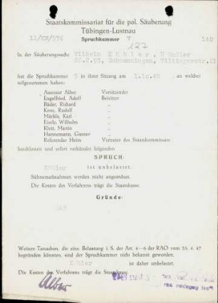 Kübler, Wilhelm