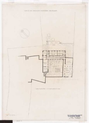 Wohnhaus Dr. Werner, Stuttgart: Grundriss UG 1:250