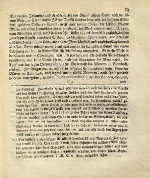 Nachricht von der Culmbachischen Geistlichkeit