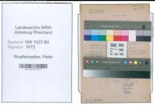 Entnazifizierung Peter Wuellenweber , geb. 25.04.1904 (Angestellter)