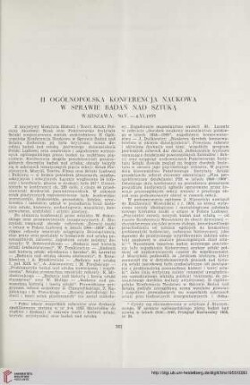 17: II Ogólnopolska konferencja naukowa w sprawie badań nad sztuką : Warszawa, 30.V. - 4.VI.1955