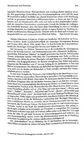 Schürmann, Thomas :: Erbstücke, Zeugnisse ländlicher Wohnkultur im Elbe-Weser-Gebiet, (Schriftenreihe des Landschaftsverbandes der Ehemaligen Herzogtümer Bremen und Verden, 17) : Stade, Landschaftsverband der Ehemaligen Herzogtümer Bremen und Verden, 2002