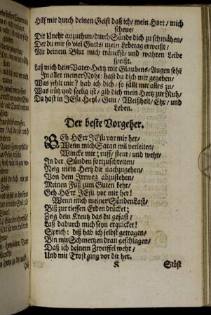 Der beste Vorgeher