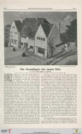23: Die Grundlagen des neuen Stils