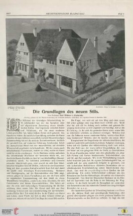 23: Die Grundlagen des neuen Stils