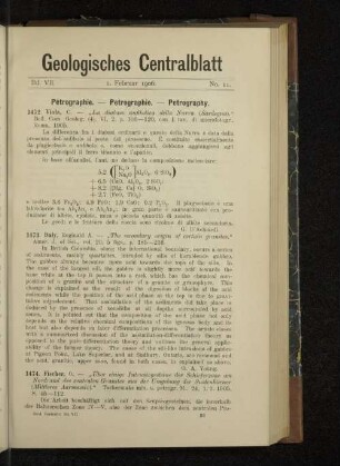 1. Februar 1906. No. 11.