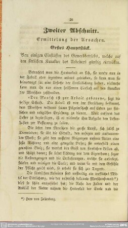 Zweiter Abschnitt. Ermittelung der Ursachen