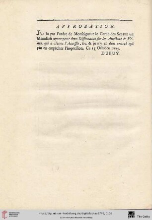 Approbation