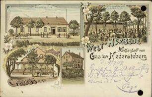 Gruss aus West-Herbede - Wirthschaft von Gustav Niedersteberg