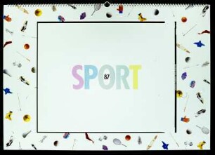 Titelblatt Kalender Sport 1987