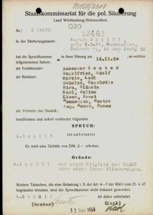 Schöll, August